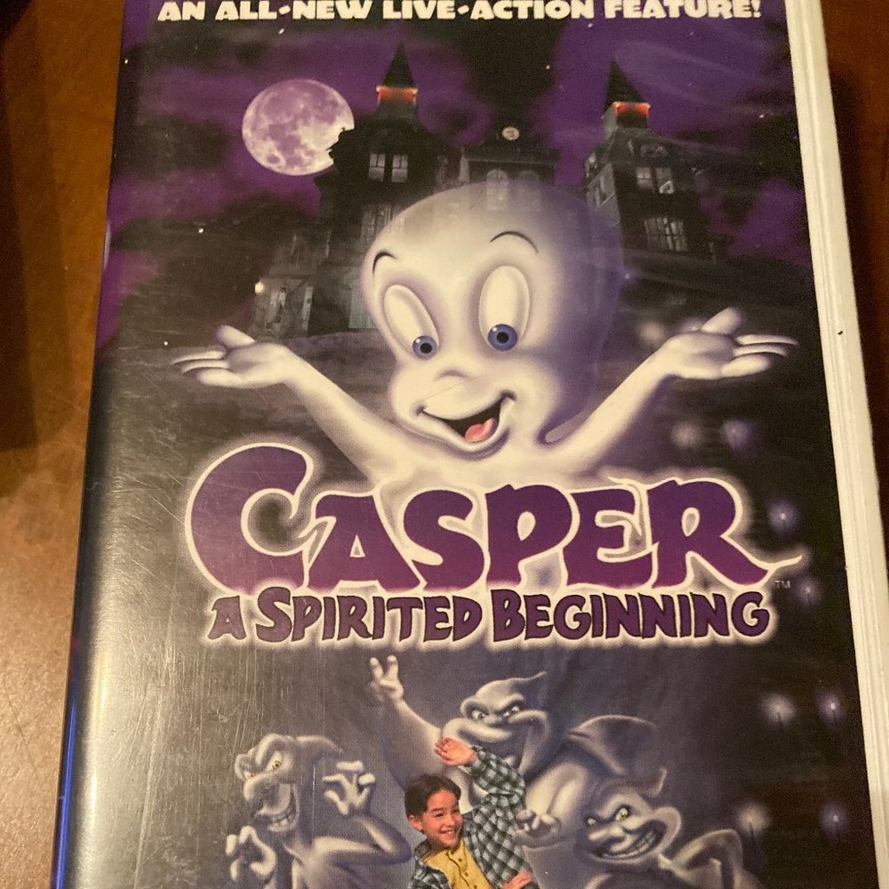 CASPER GHOST VHS A SPIRITED BEGINNING LIVE ACTION